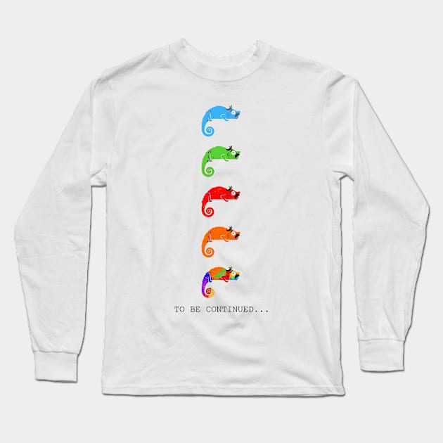 To Be Continued... Happy Holi Long Sleeve T-Shirt by BonGanze